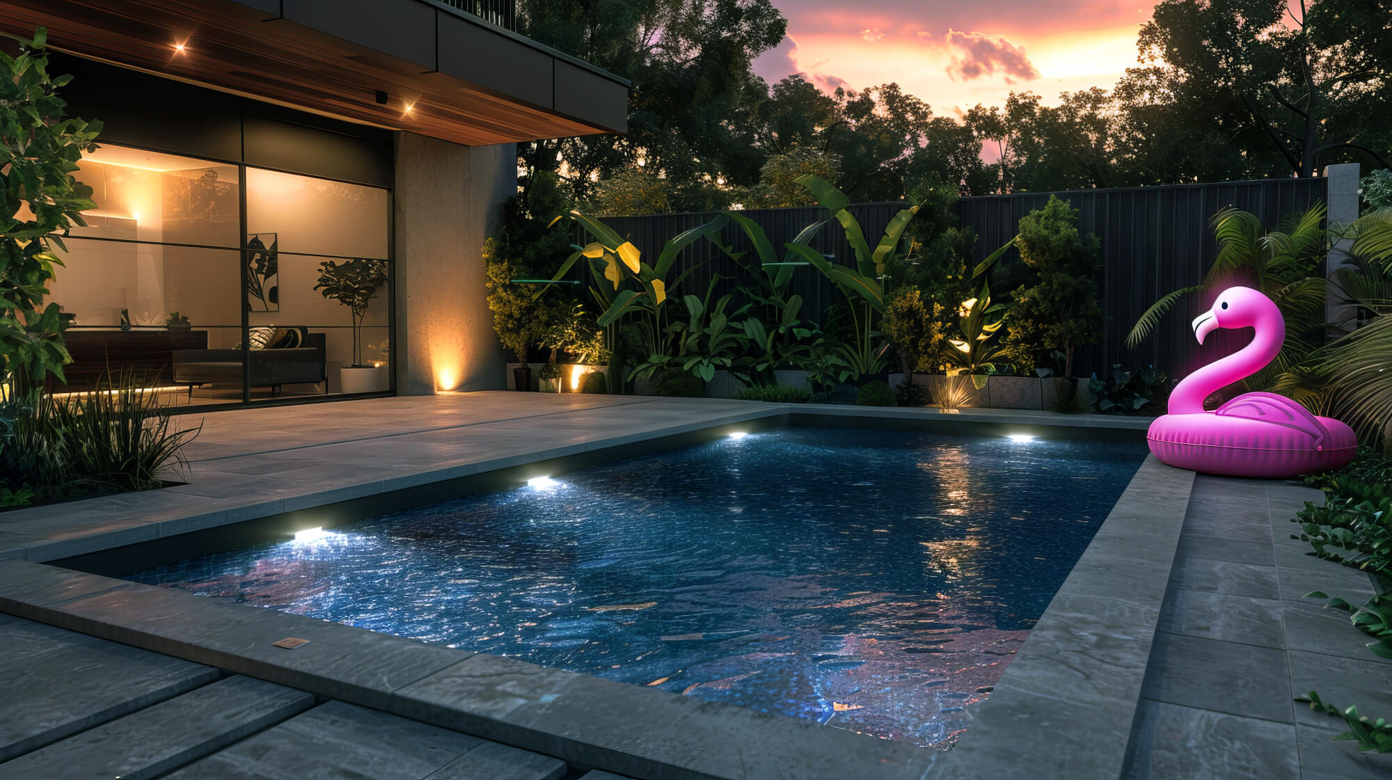 2024 08 Small Backyard Pool Lighting Ambient Lighting Small Backyard Pool Lighting Ambient Lighting