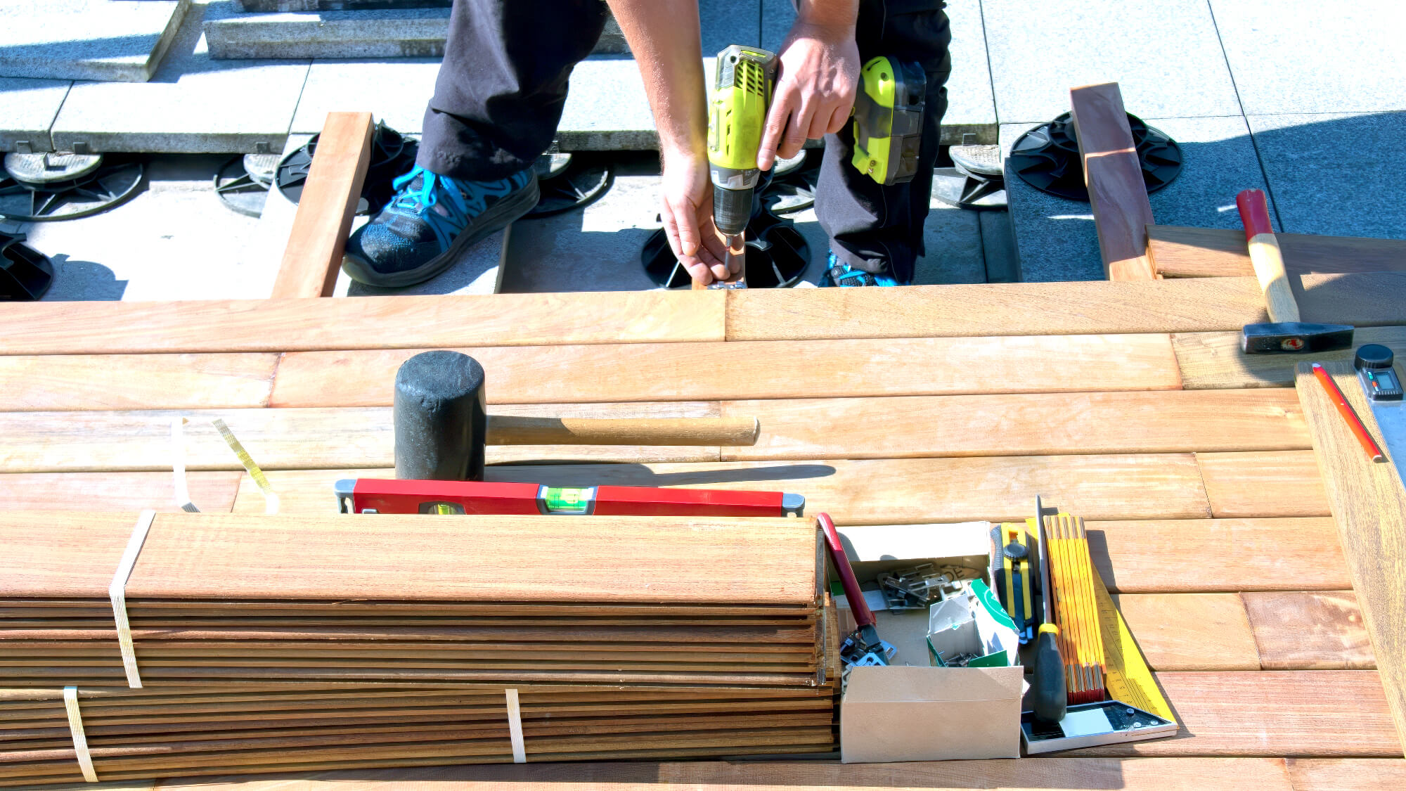 2024 10 Building New Wooden Pool Deck Building Wooden Pool Deck