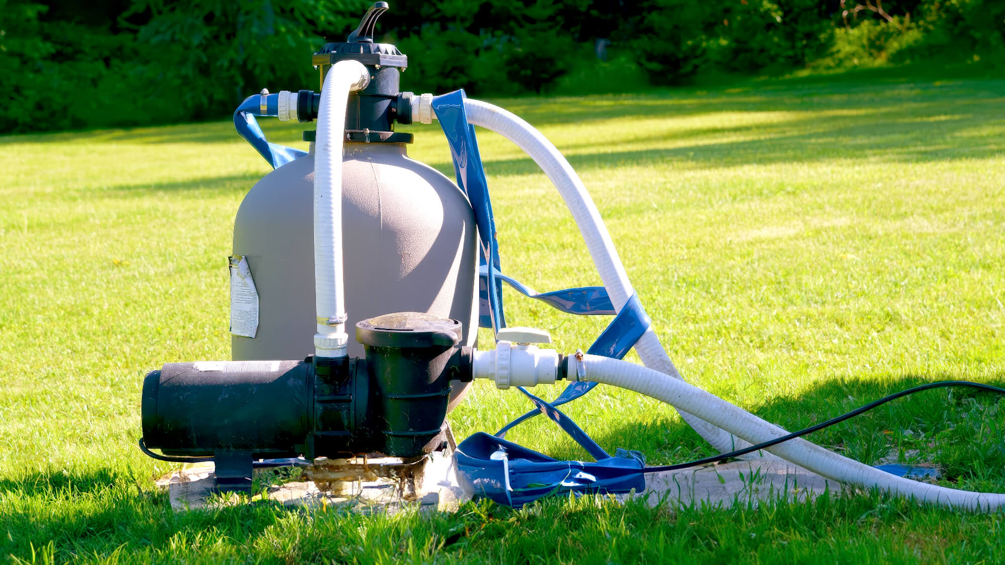 2024 10 Pool Filter On Grass Pool Filter Grass