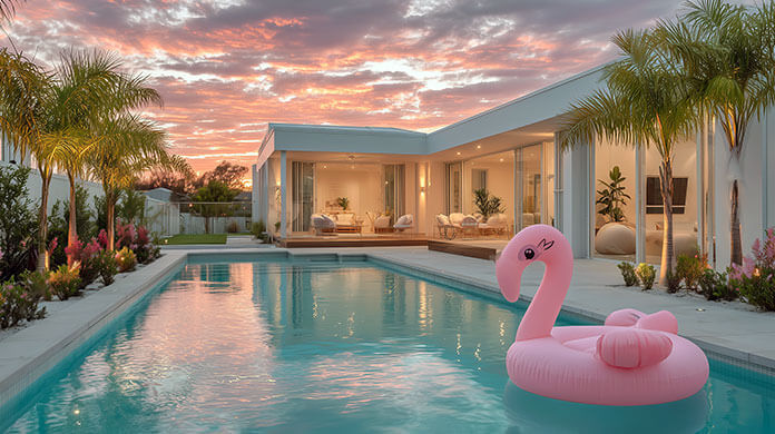 Beachside Home Fibreglass Install