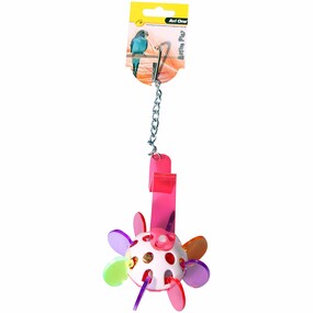 Acrylic Propeller With Bell Bird Toy