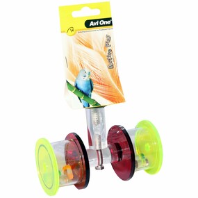 Acrylic Rotating Perch Bird Toy