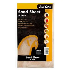 Bird Sand Sheet 6 Pack