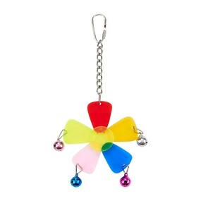 Bird Toy Acrylic Plum Blossom with Bell Balls