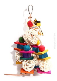 Bird Wood Block Bird Toy 35cm