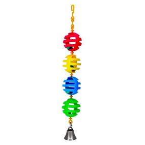 Geo Balls with Bell Bird Toy