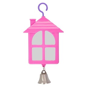 House Shape Mirror Bird Toy