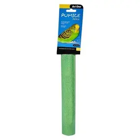 Pumice Bird Perch Green 25cm