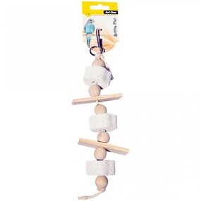 Wooden blocks & Pumice with rope