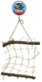 Natural Rope Lattice Bird Toy Small