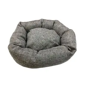 Havana Donut Small Pet Bed Grey 30x30xm