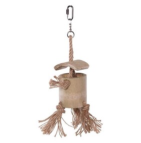 Wooden Well With Rope Bird Toy Medium