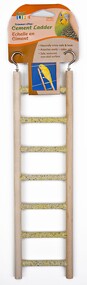 7 Step Cement Ladder with Wood Frame Bird Toy