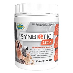 Synbiotic 180-S Probiotic and Prebiotic Bird Supplement 150g