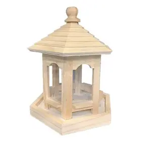 Pinewood Bird Hanging Feeder