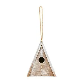 White Washed Bird Triangle Small