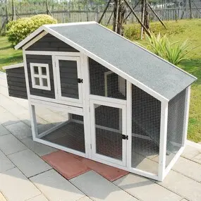 You & Me Chicken House with Pitched Roof