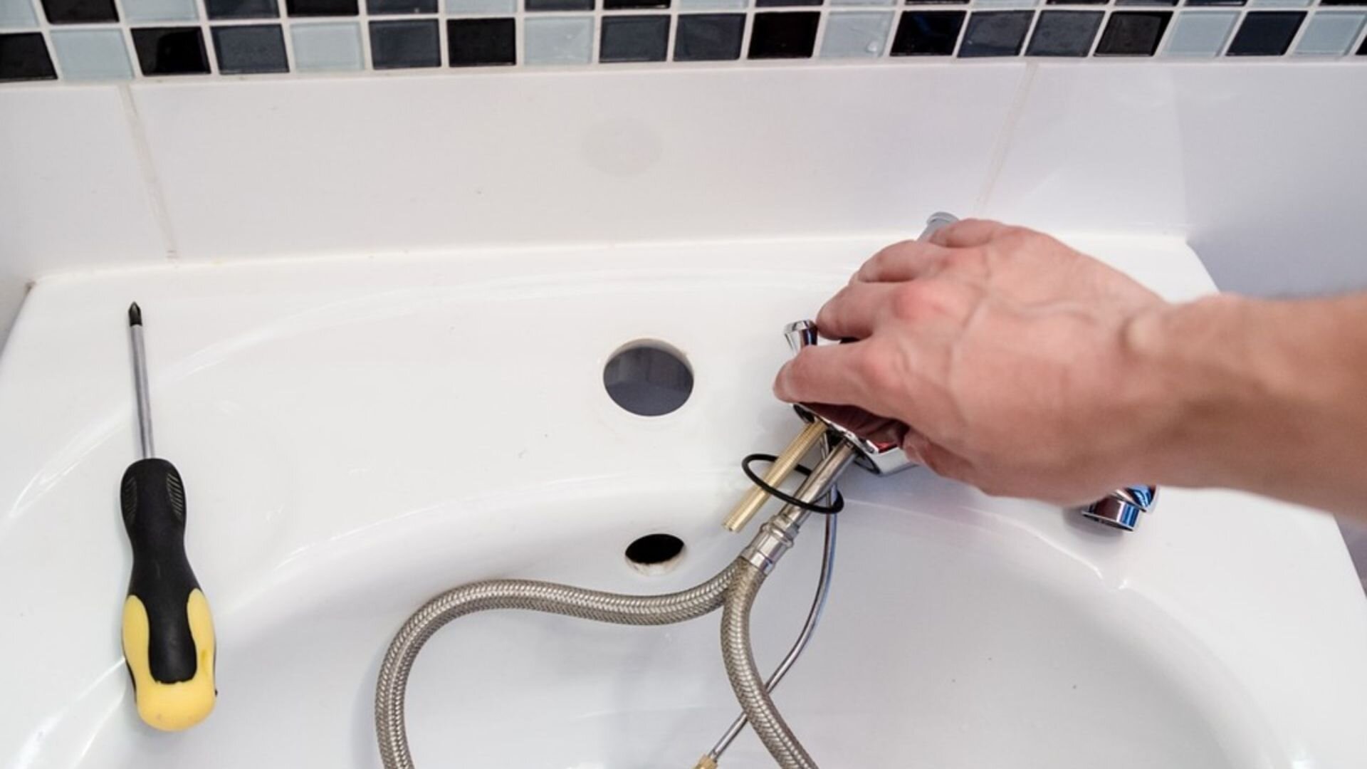 Repairing Bathroom Tap