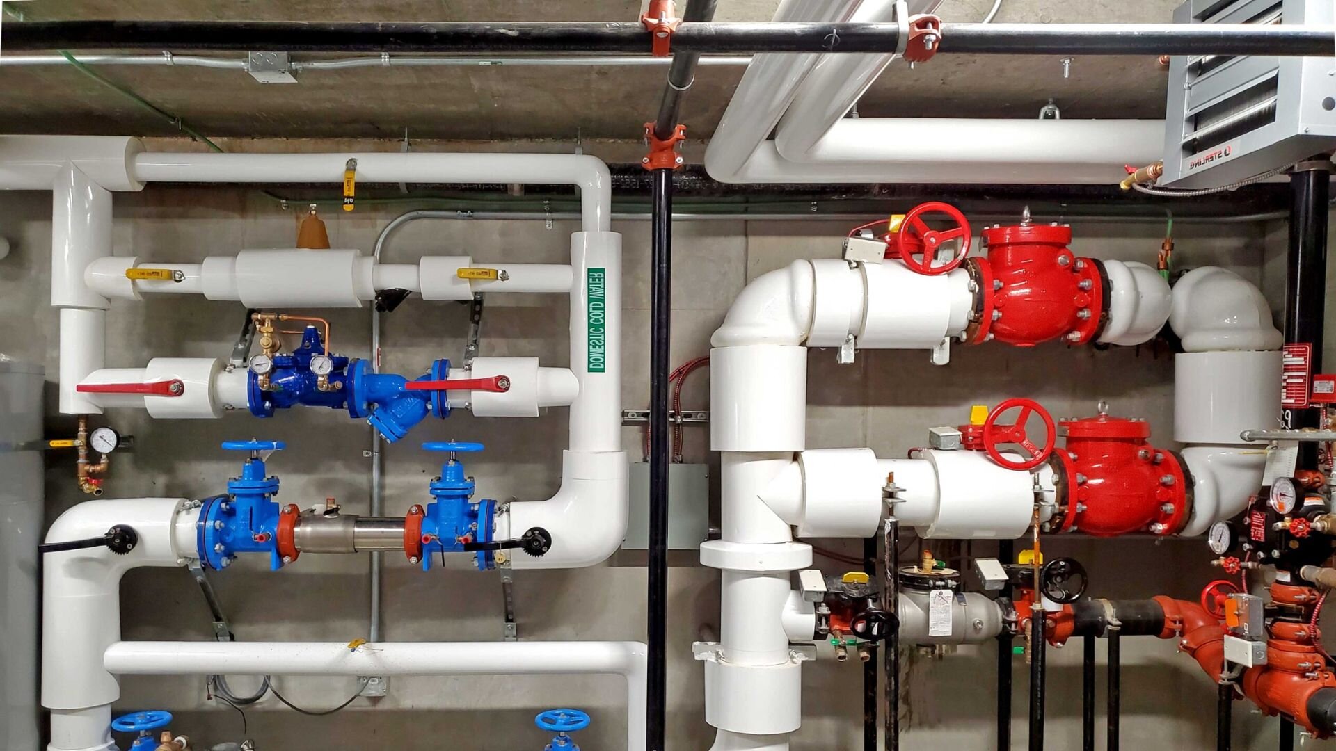 Commercial Plumbing System Pipes