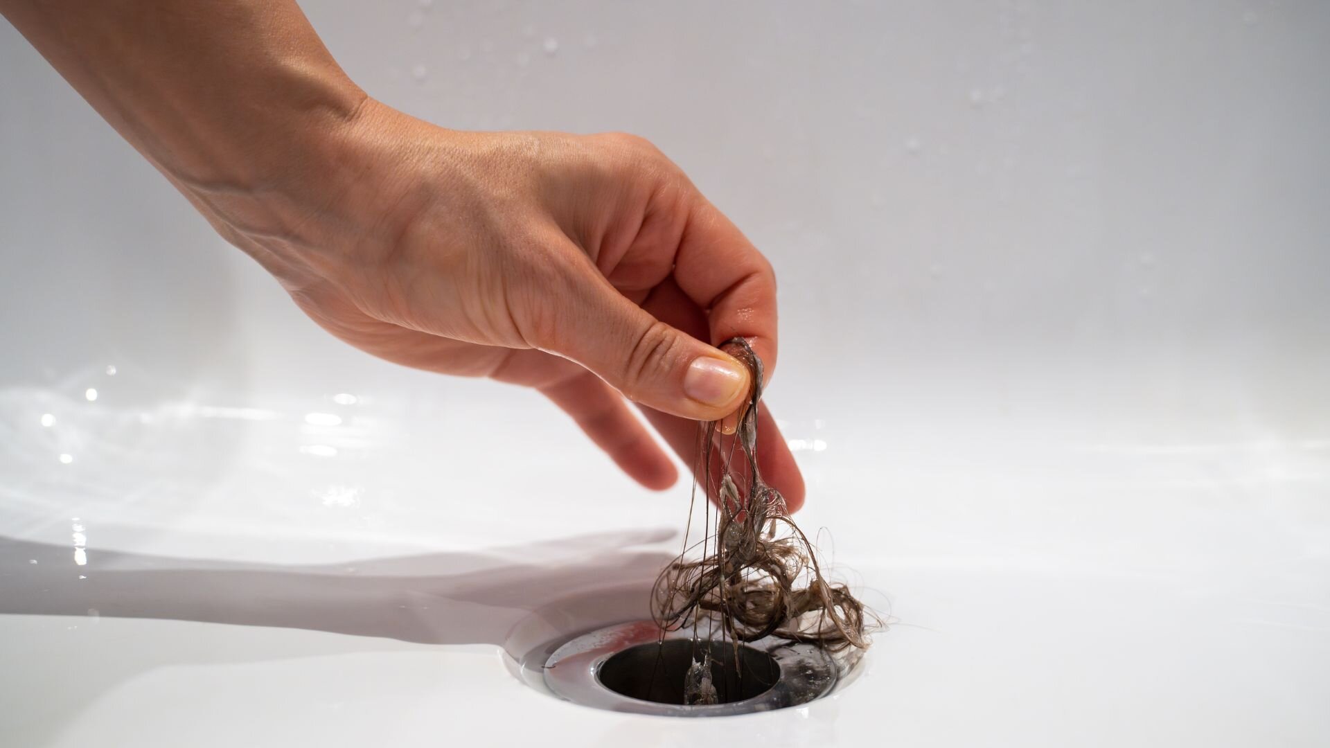 Removing Hair Bath Drain