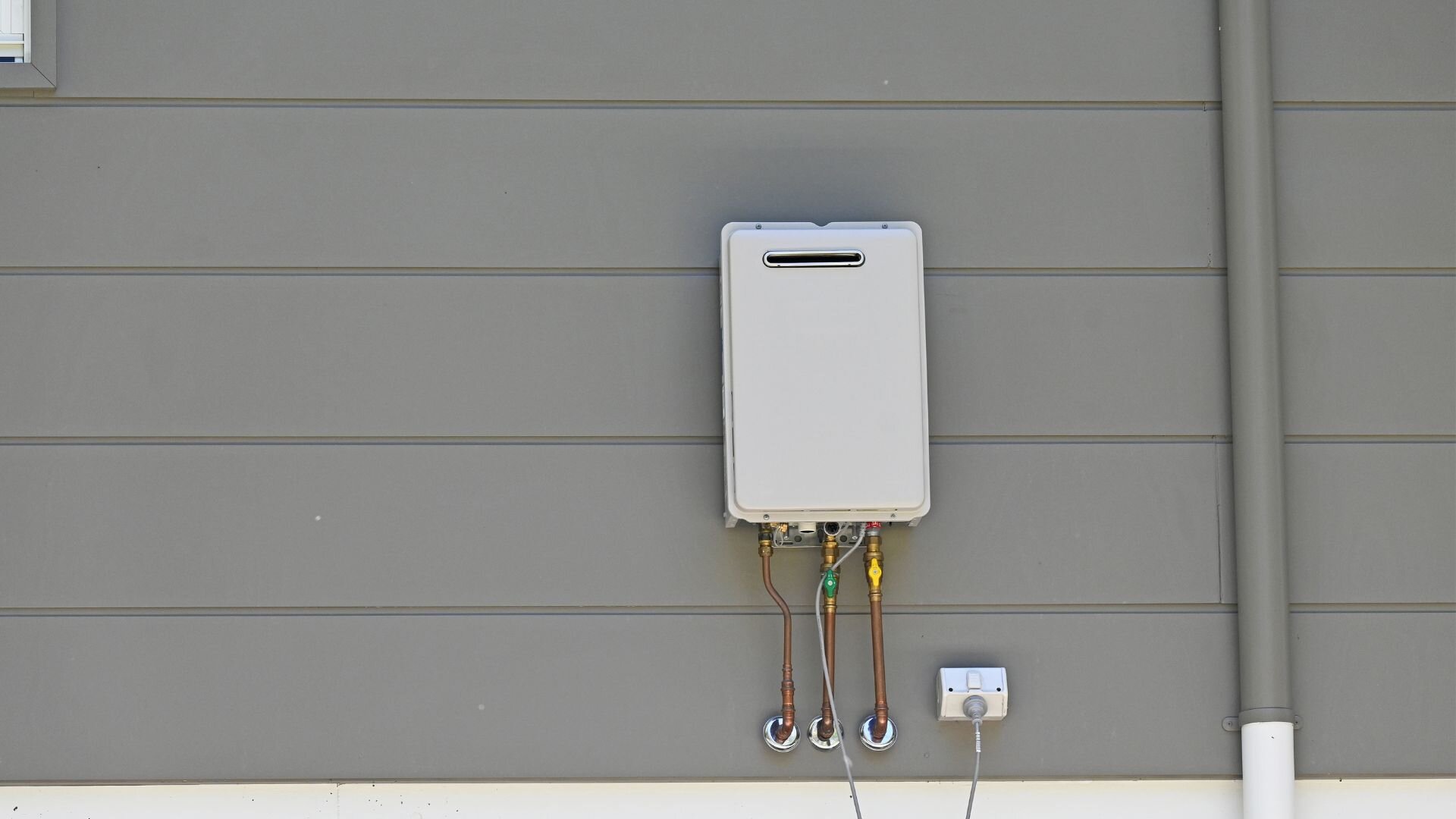 Tankless Water Heater Wall