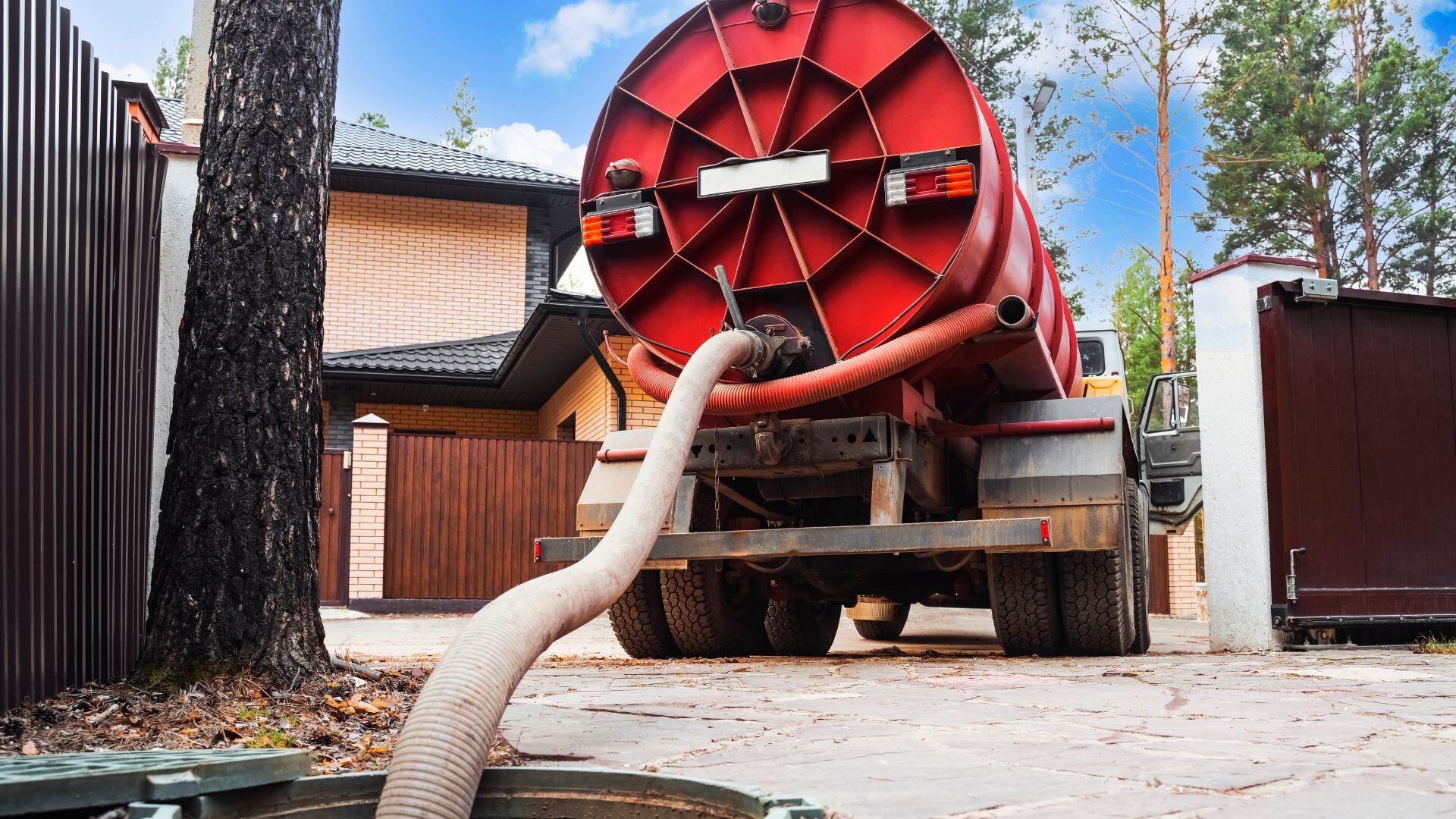 Truck Inspect Sewage Tank