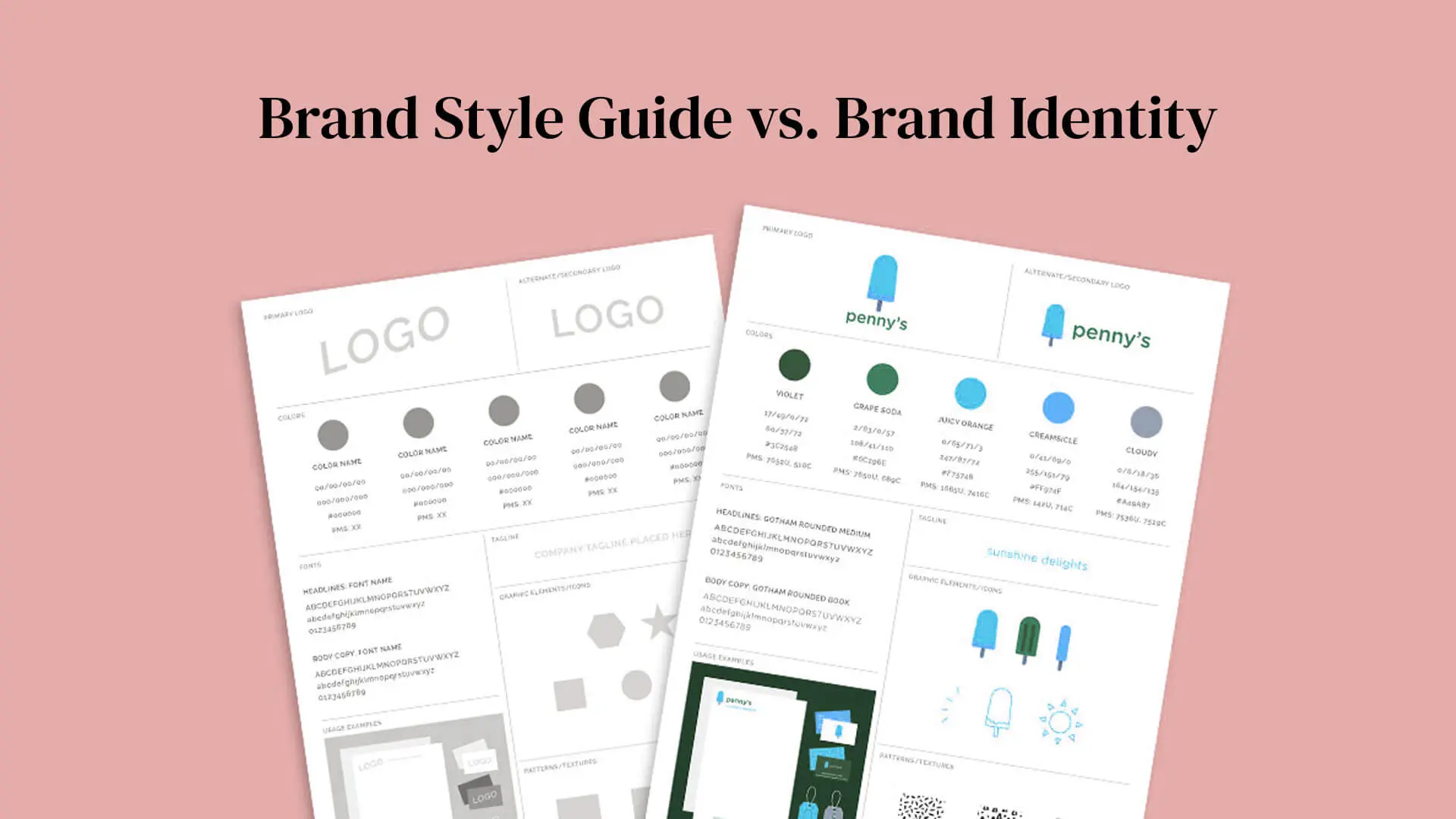 Their identity. Brand Style. Brand Style Guide. Guidebook for brand Identity. Бренд гайд Эона над рецепшион.