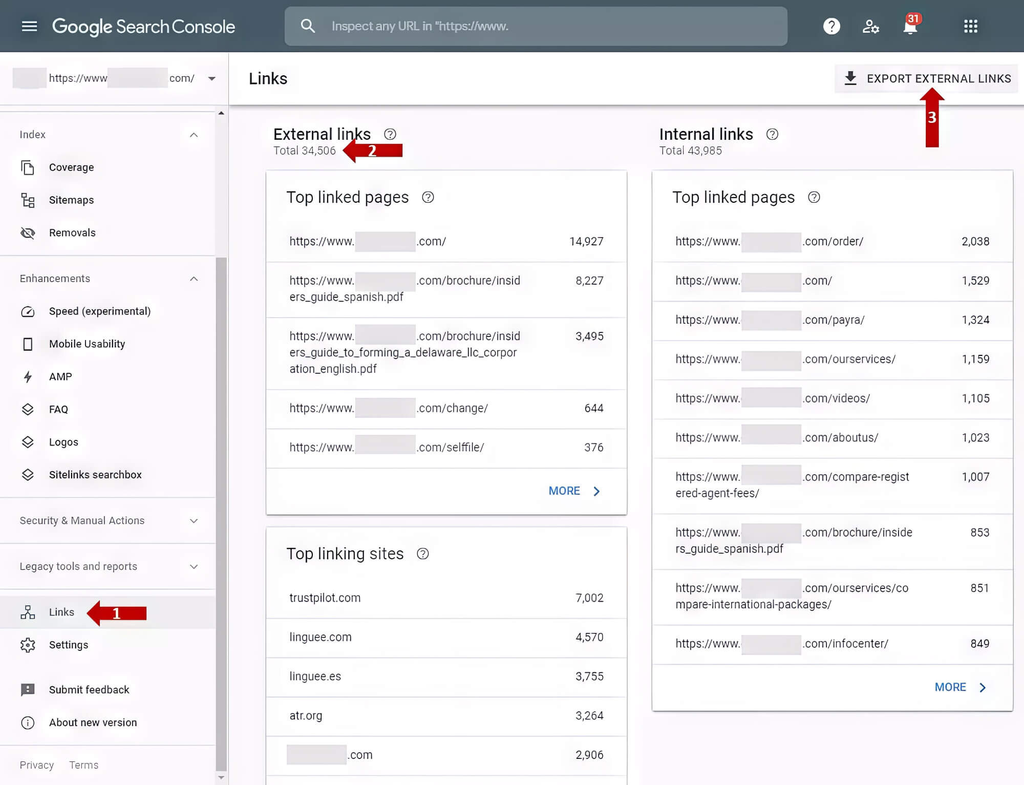 2023 12 Google Console Link Report Google Console Link Report