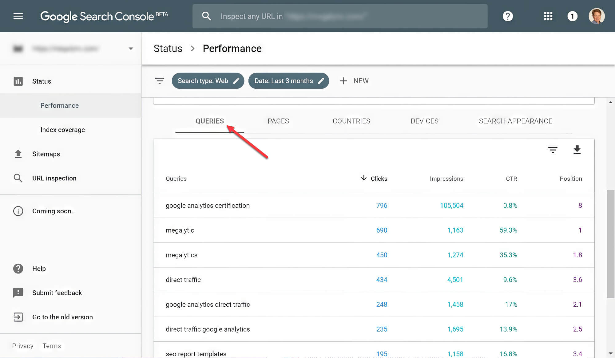 2023 12 Search Performance Queries Example Search Performance Queries