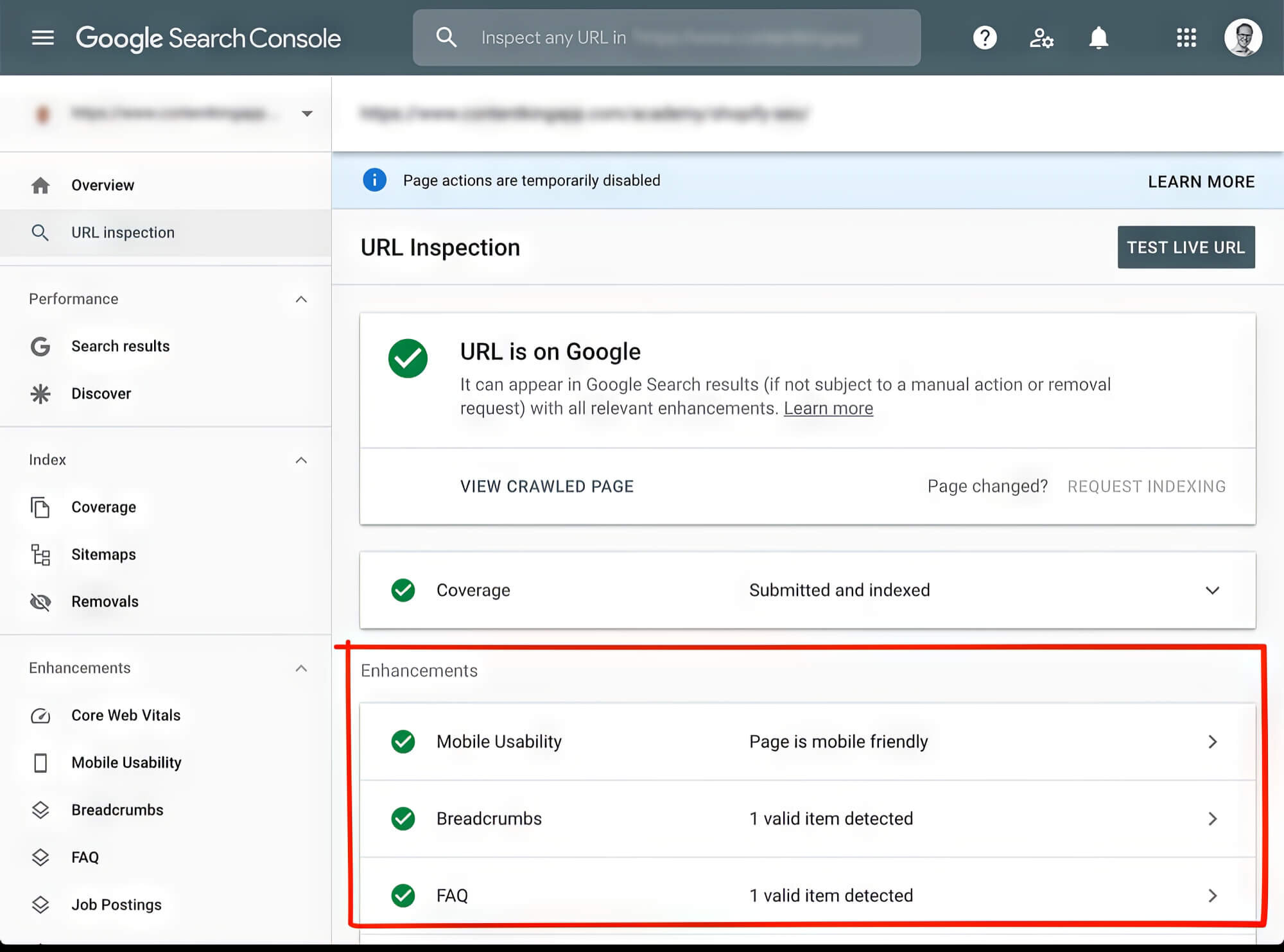 2023 12 Url Inspection Page Report Url Inspection Page Report