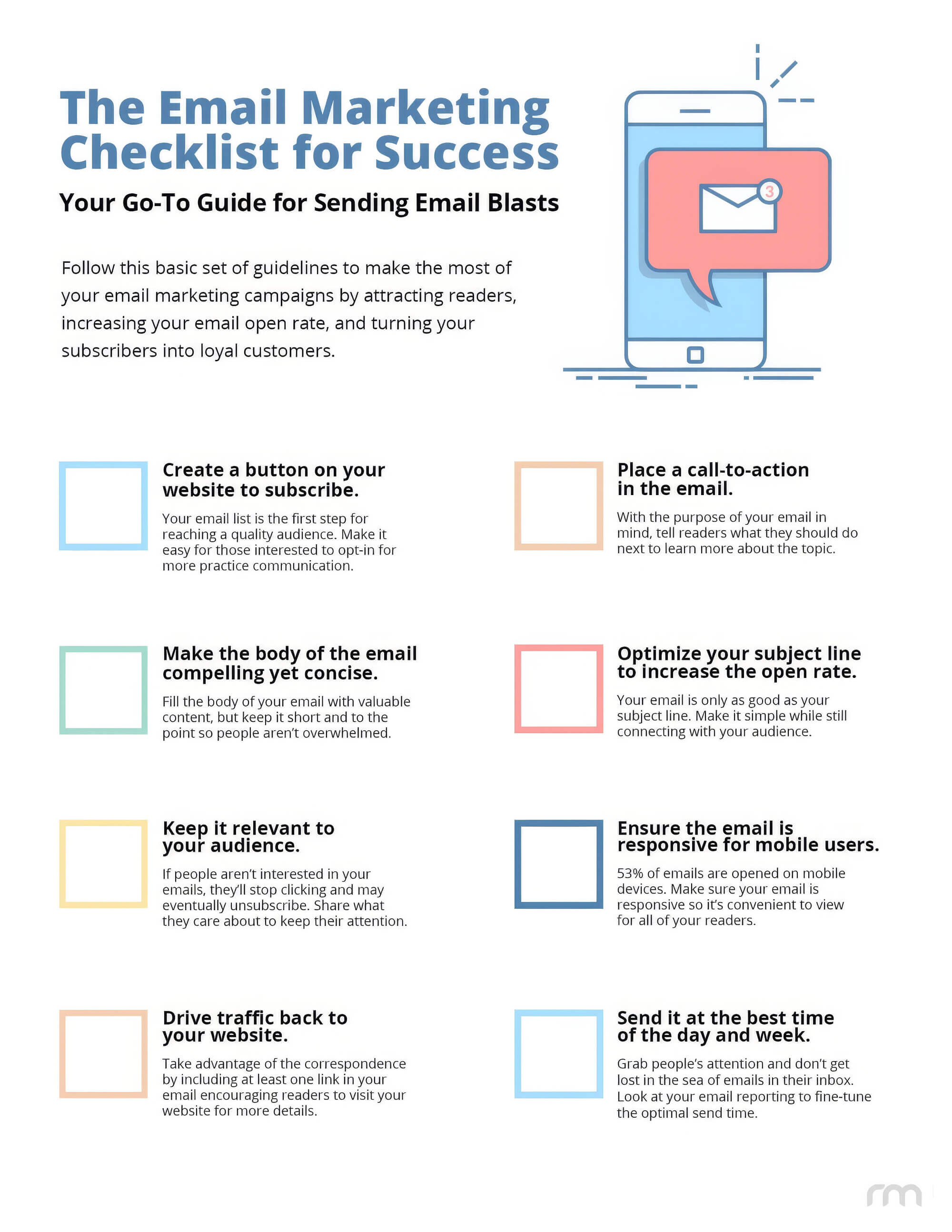 2024 06 Email Marketing Checklist For Success Email Marketing Checklist Success