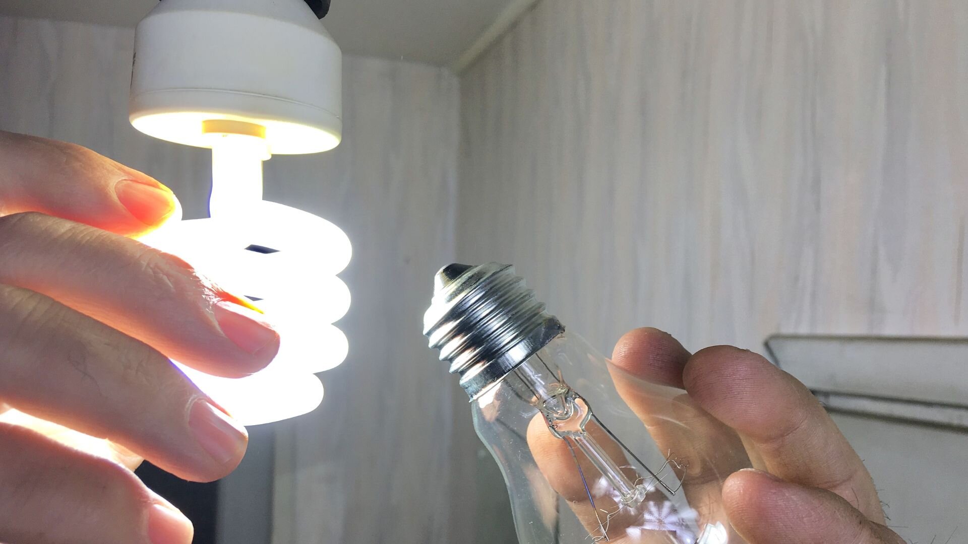 Changing Energy Saving Lights