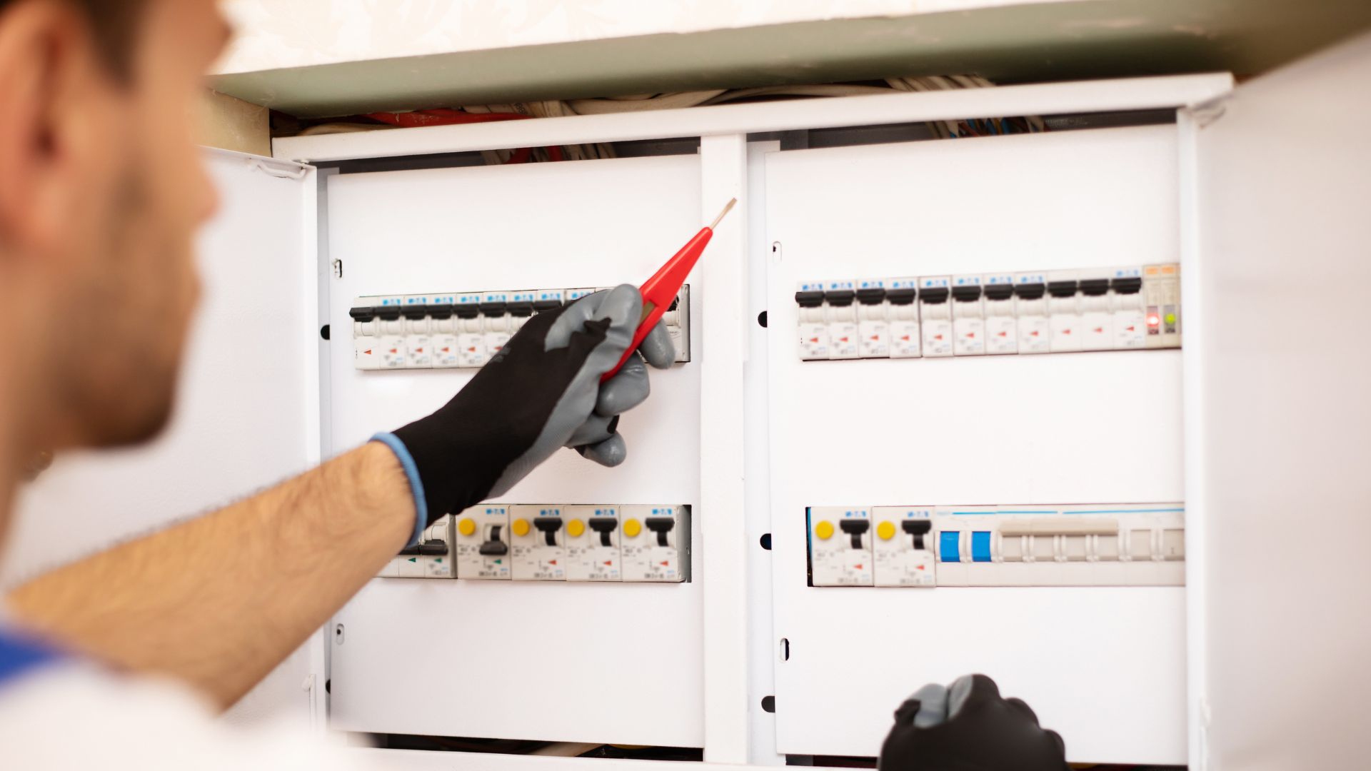 2024 08 Electrician Upgrading And Relocating Switchboard Electrician Upgrading Relocating Switchboard