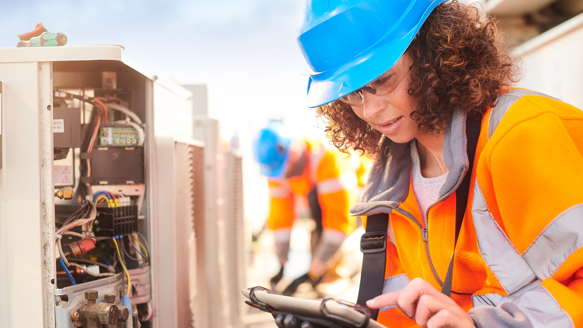 Level Electrician Completing Complex Job