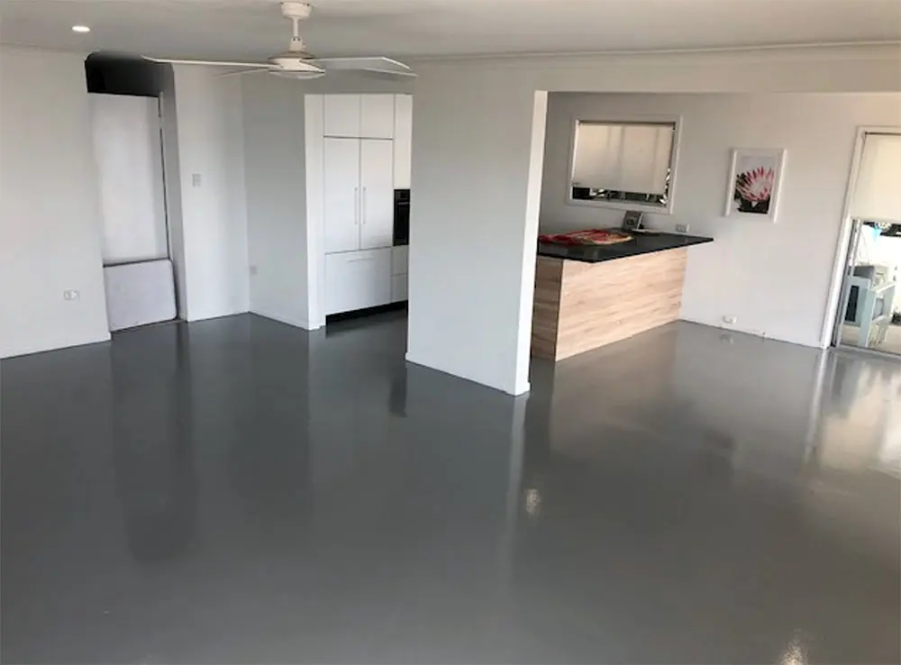 Kitchen Floor And Living Room Done In Epoxy Kitchen Floor Living Room Epoxy