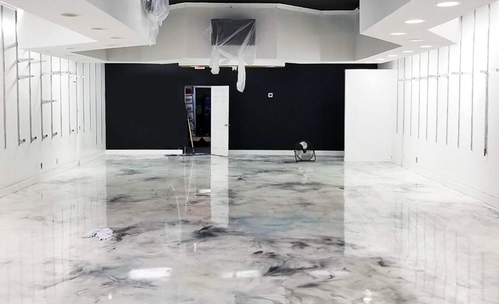 Metallic Epoxy Floors Sydney ‐ Top Coat Concrete