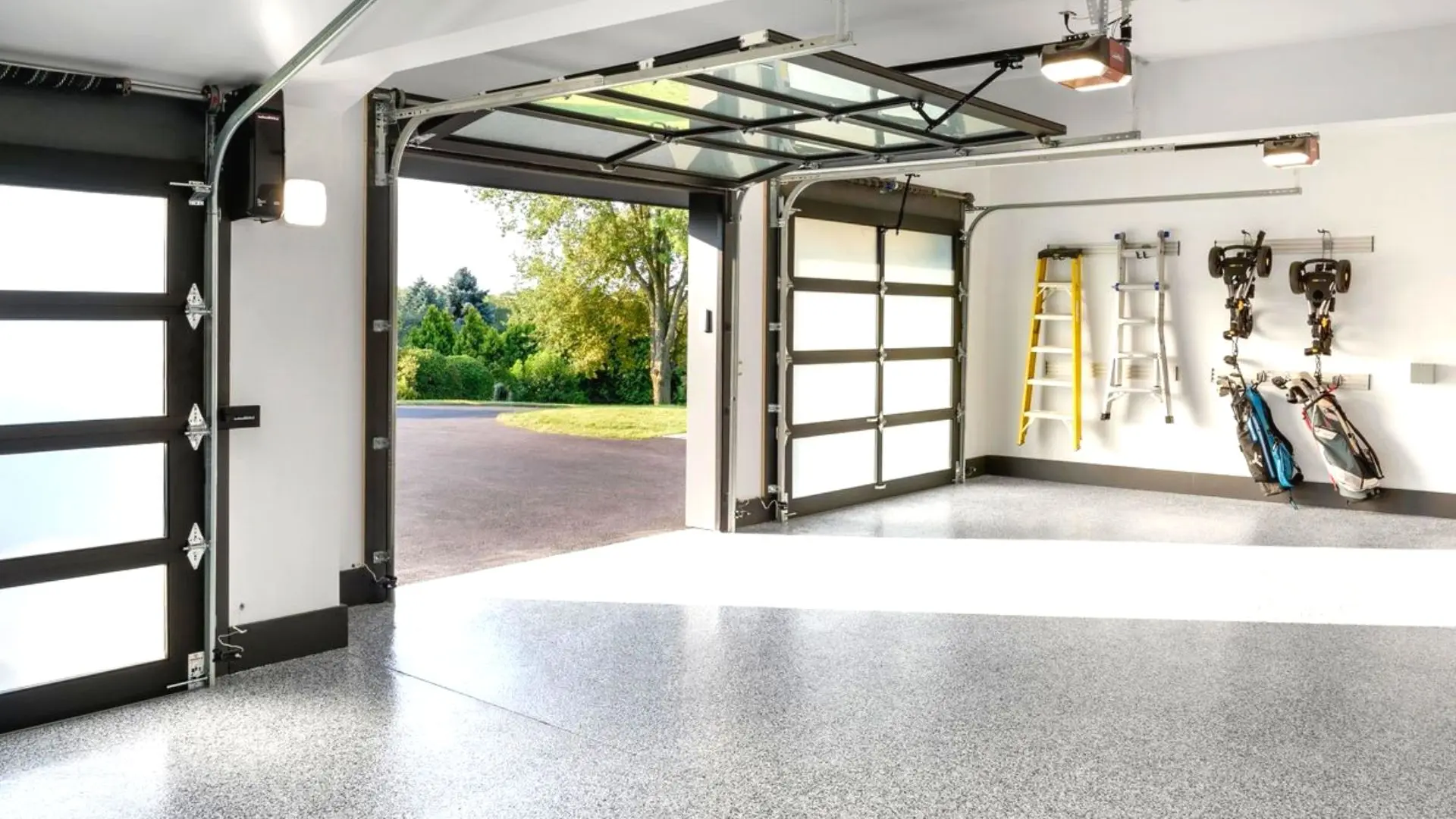 Epoxy Flake Garage Design