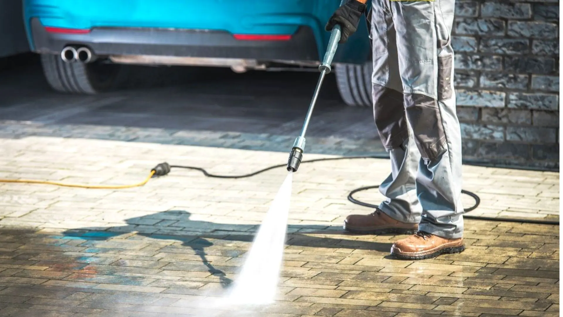 Pressure Washing Driveway Resurfacing