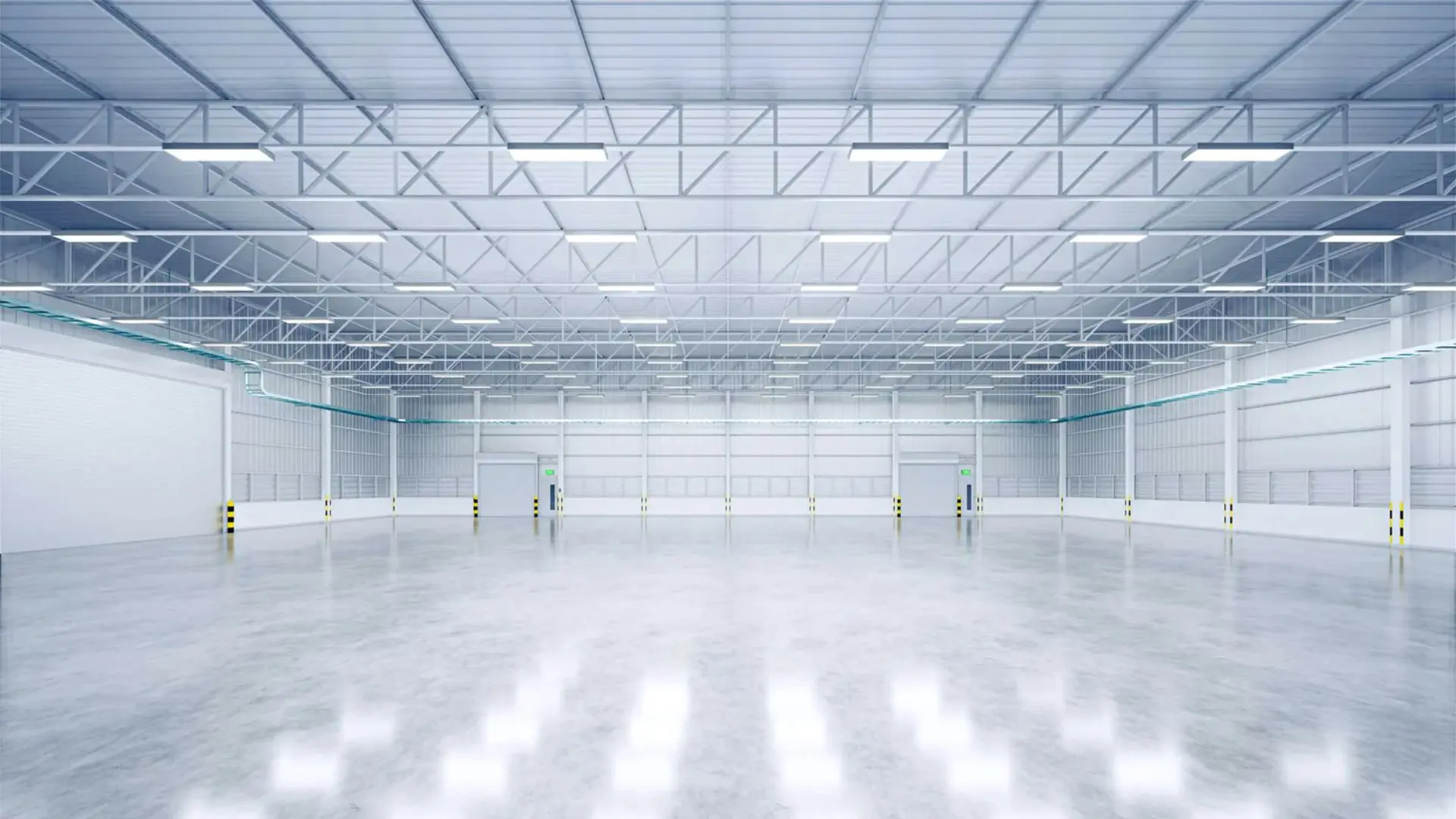 Epoxy Flooring In Large Industrial Factory Warehouse 1 Epoxy Flooring Large Industrial Factory Warehouse