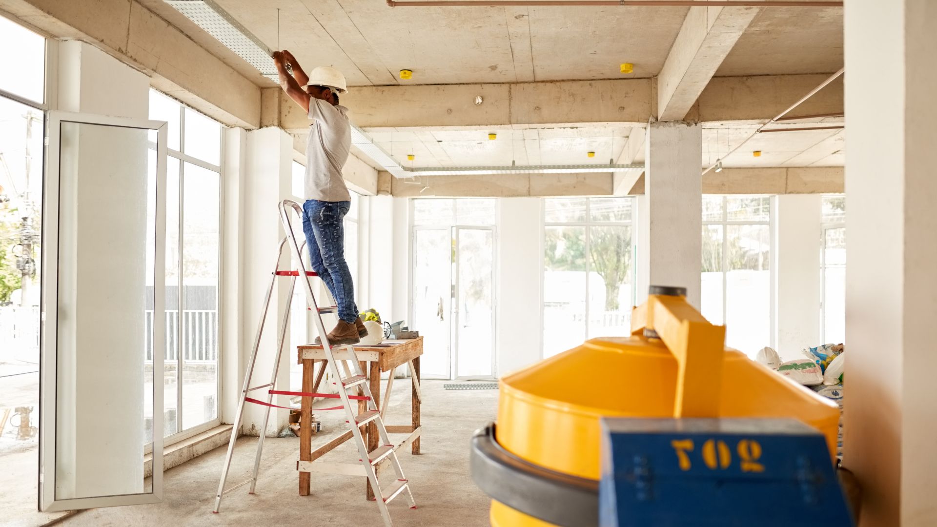 Electrician Undertaking Renovation
