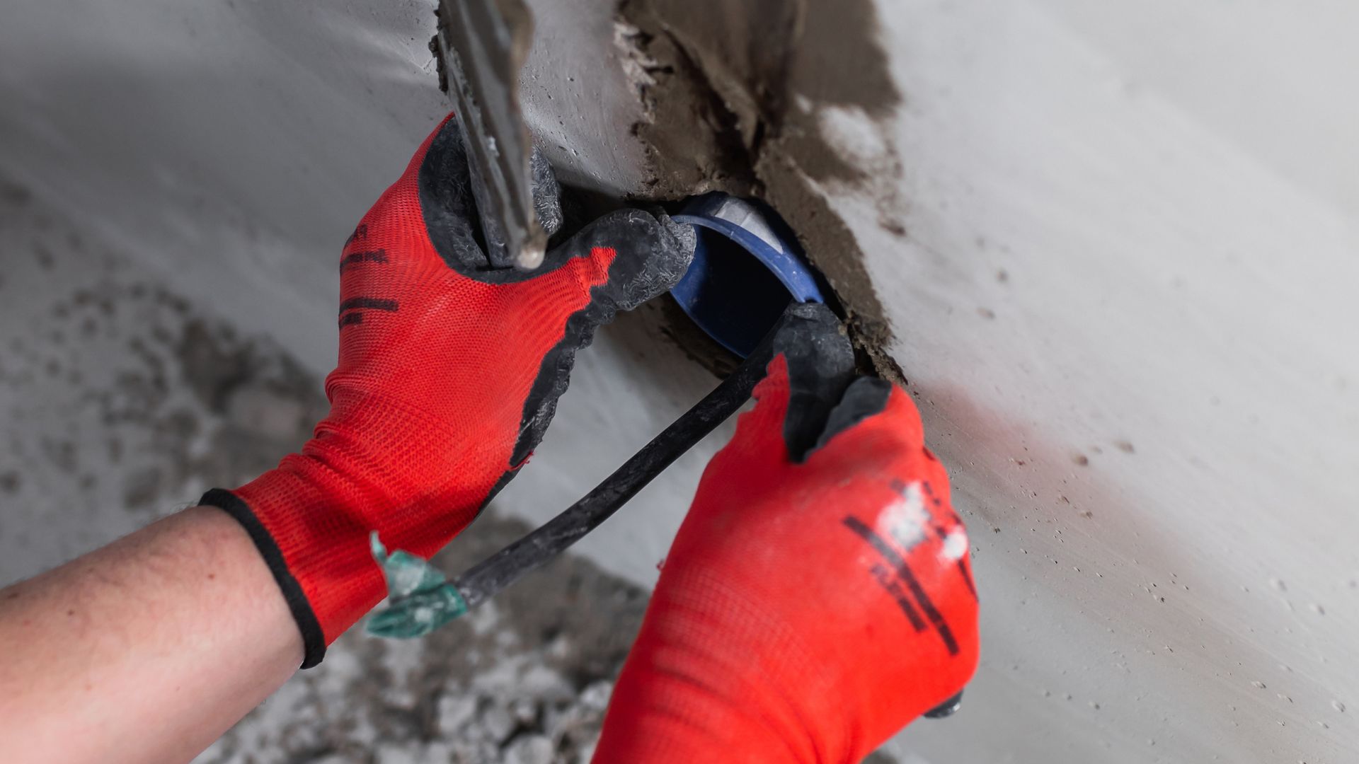 Pulling Cable Electrical Renovation