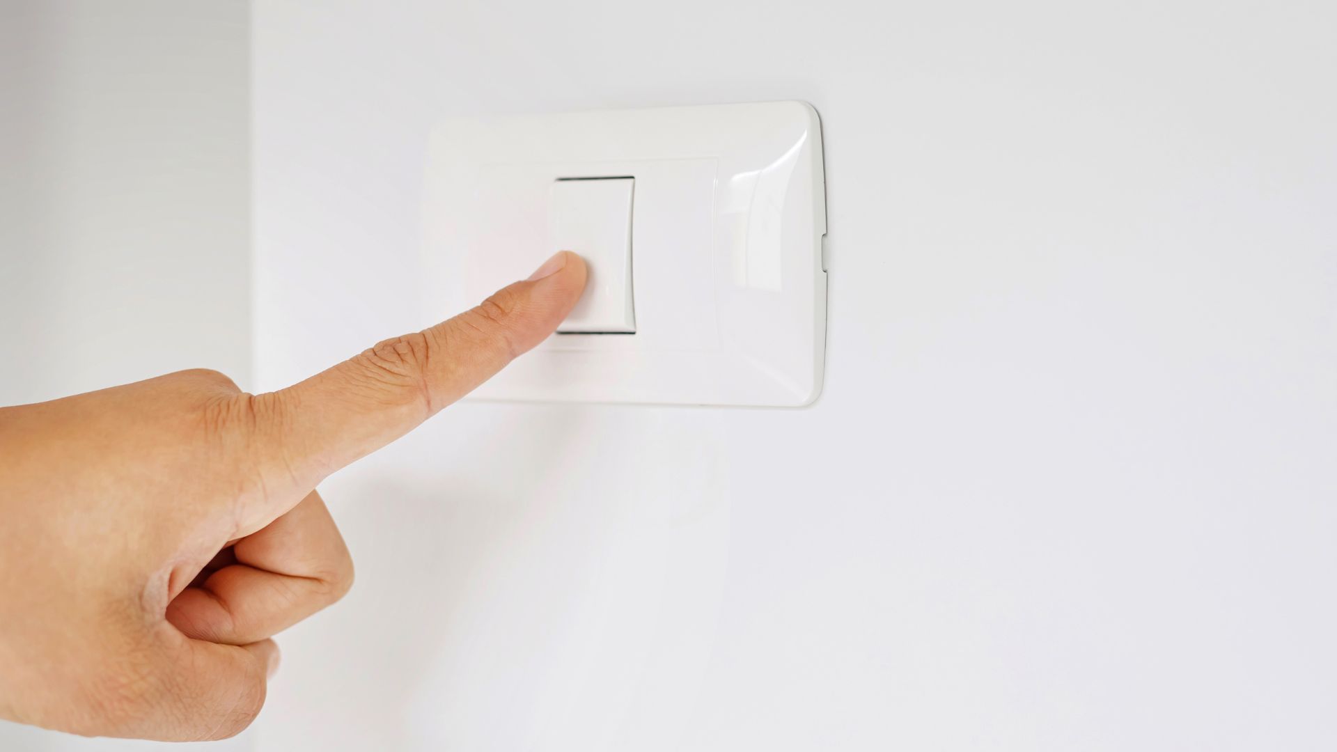 Turning On Light Switch Turning Light Switch