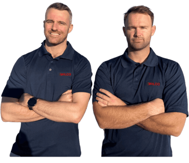two guys smiling