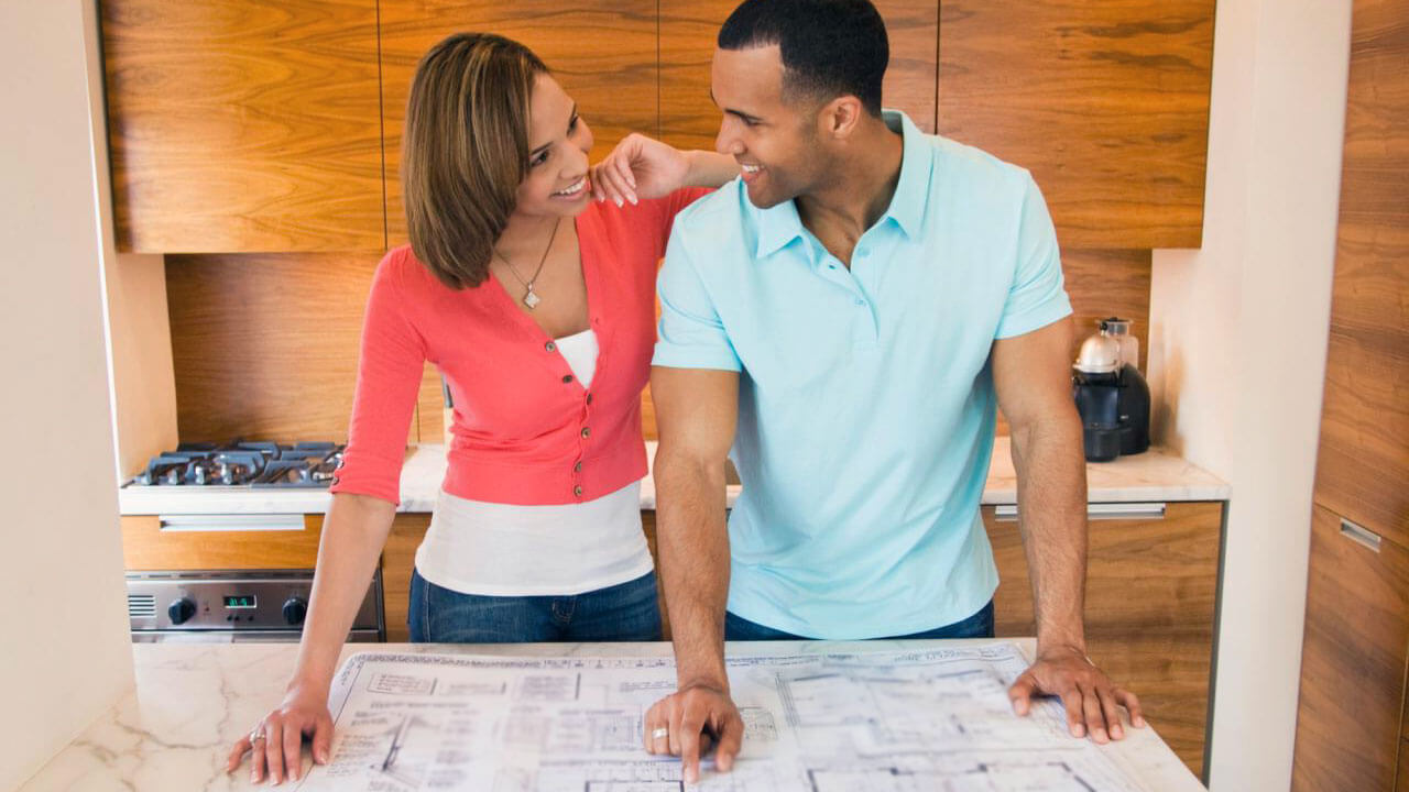 Couple Planning Bathroom Renovation