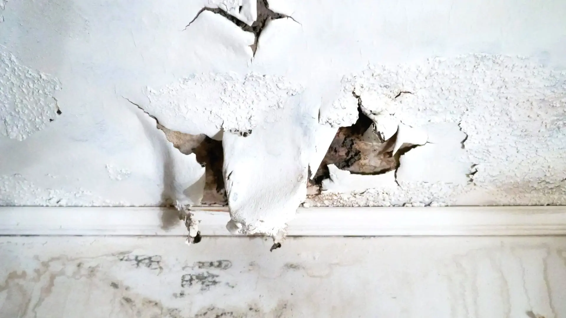 Water Damage Paint Peeling Off Walls Water Damage Paint Peeling Walls