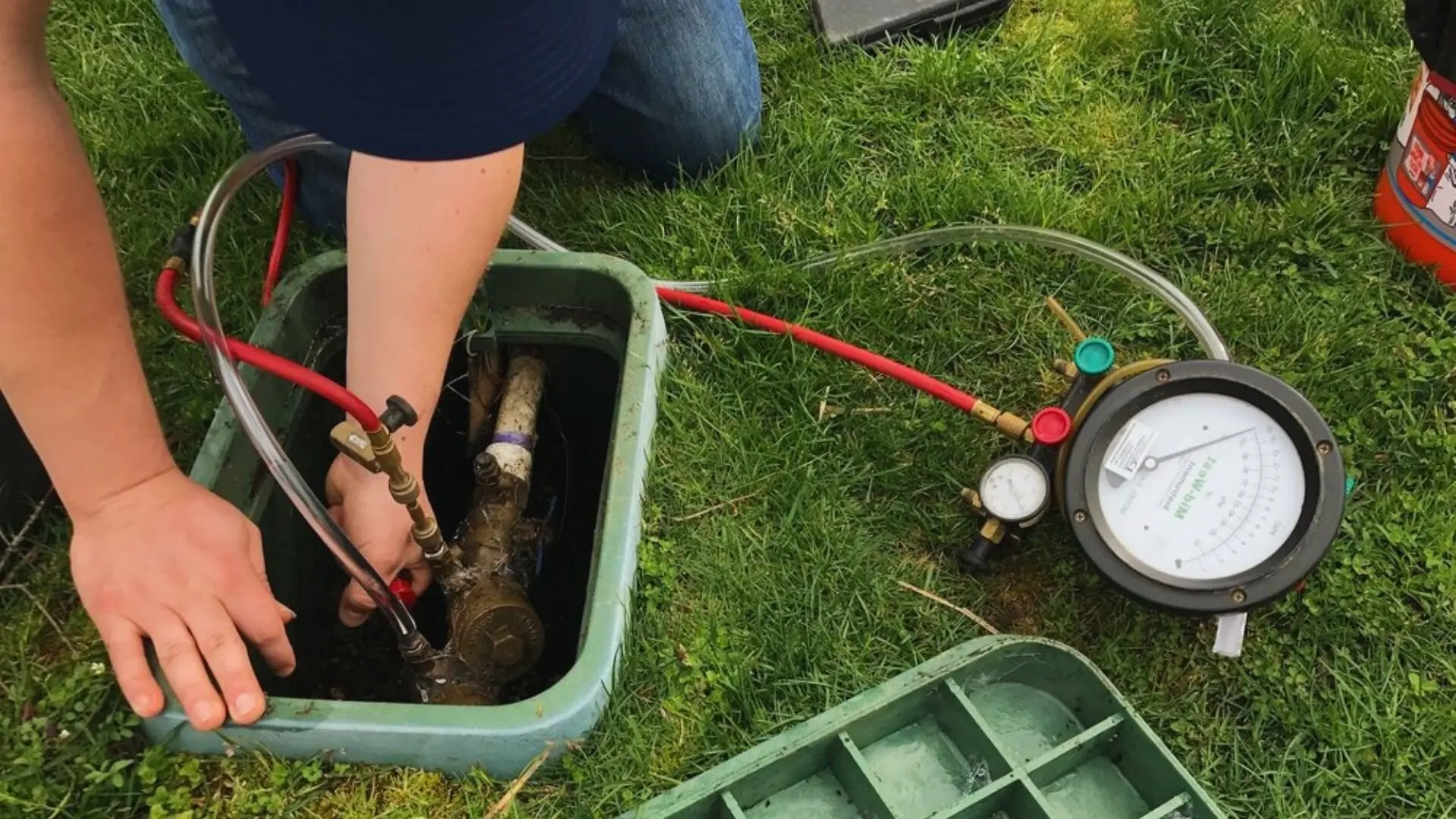 Plumber Testing Backflow Device Plumber Testing Backflow Device