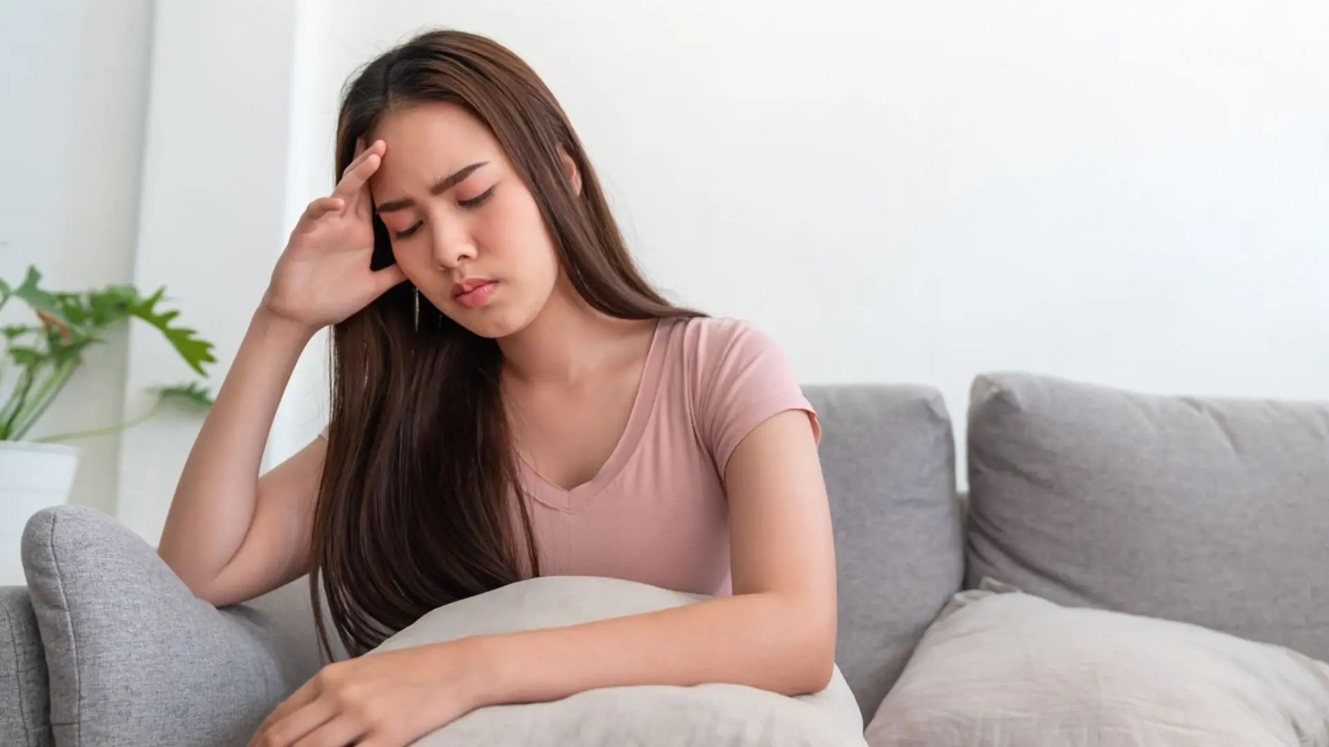 Person Having Symptoms From Gas Leak Person Symptoms Gas Leak
