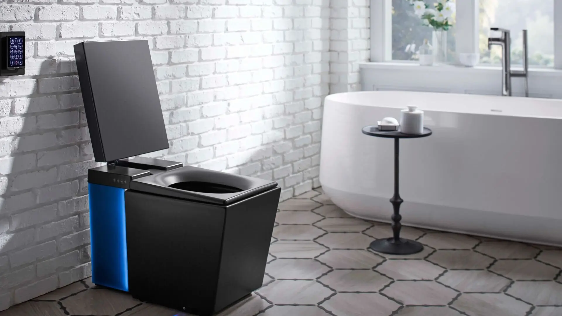 Smart Toilet Installed Bathroom