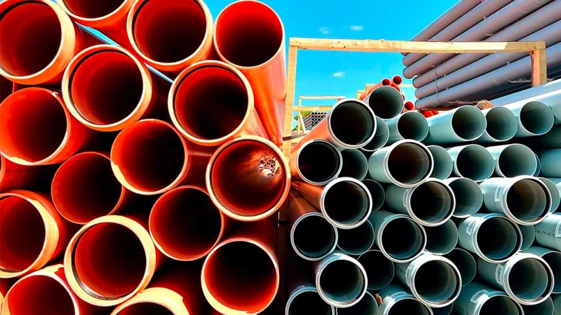 Orange And Blue Pvc Pipes Orange Blue Pvc Pipes