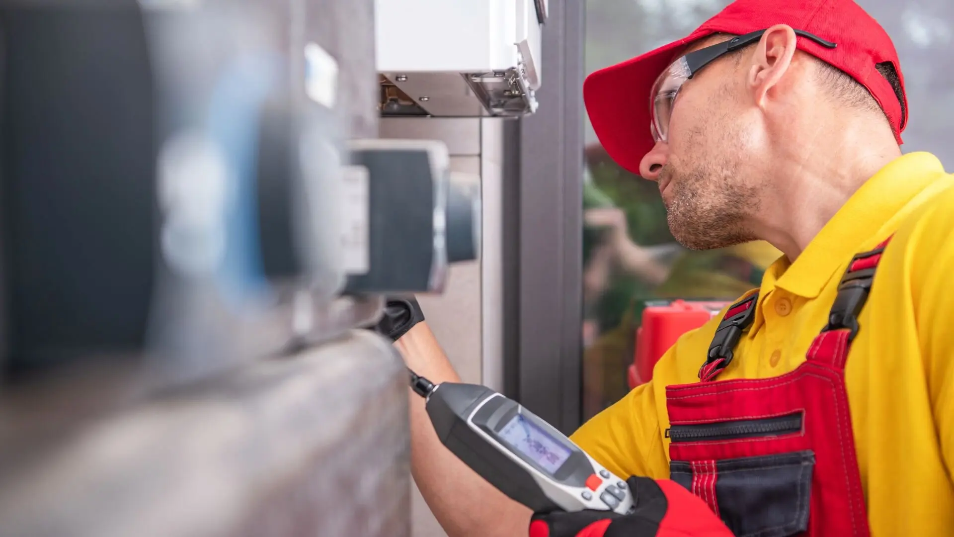 Plumber Detecting Leak Plumber Detecting Leak